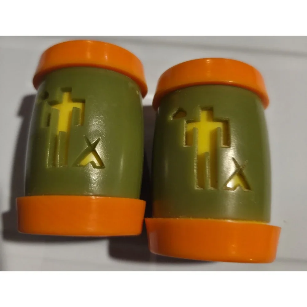 St. Labre Indian School Native American Motif Salt/Pepper Shakers Vintage 1960's